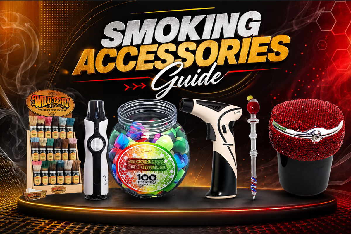 Smoking accessories including essential tools and accessories for a smoother and more enjoyable smoking experience