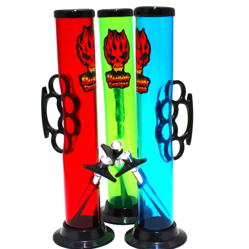 12'' Headway Designs Acrylic Straight A Punch Water Pipe