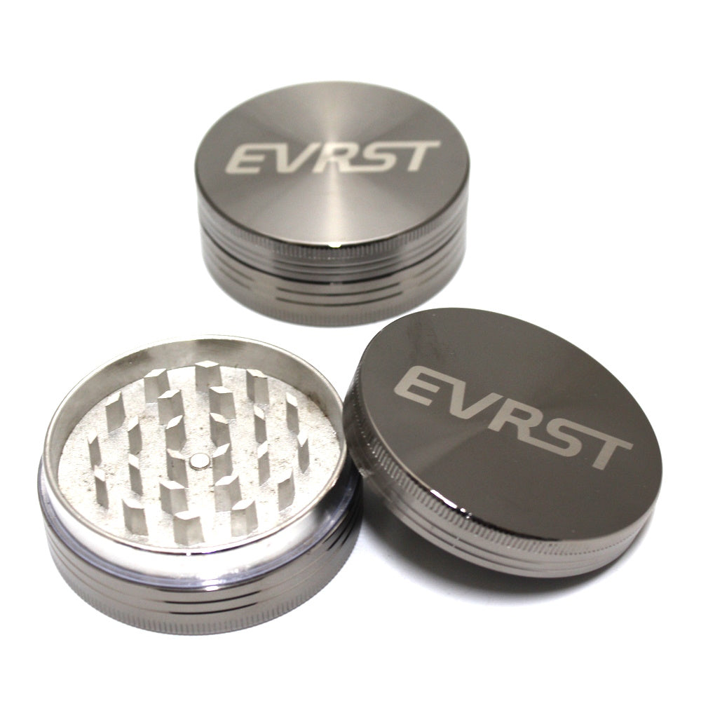 2 Part Heavy Large Size EVRST Zinc Grinder
