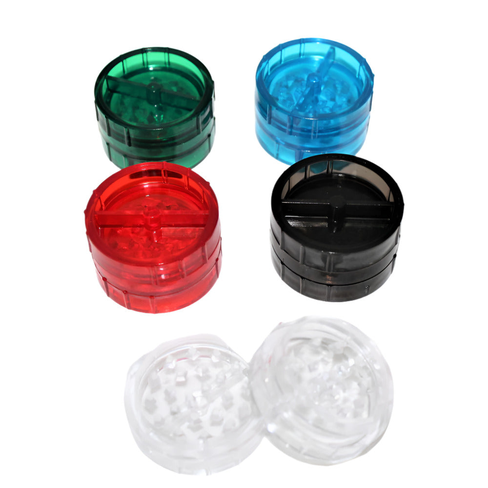 42mm two-piece acrylic herb grinder