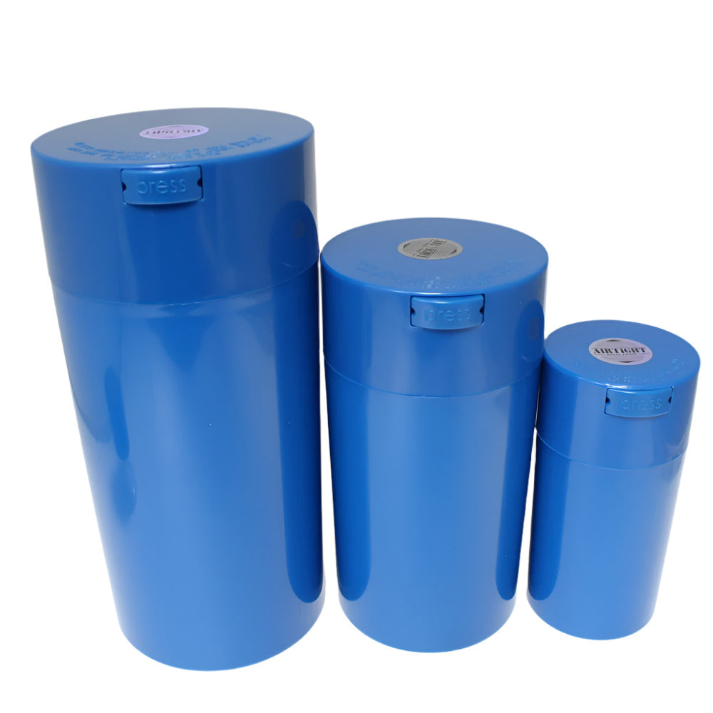 3 part plastic airtight jar with multi compartment design, durable and lightweight storage container for organized and secure storage of small items.