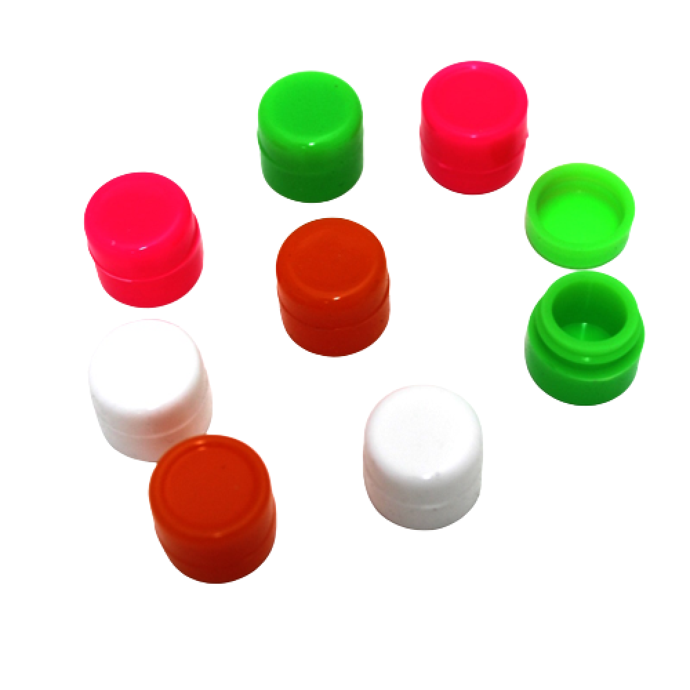 3 part plastic airtight jar with multi compartment design, durable and lightweight storage container for organized and secure storage of small items.
