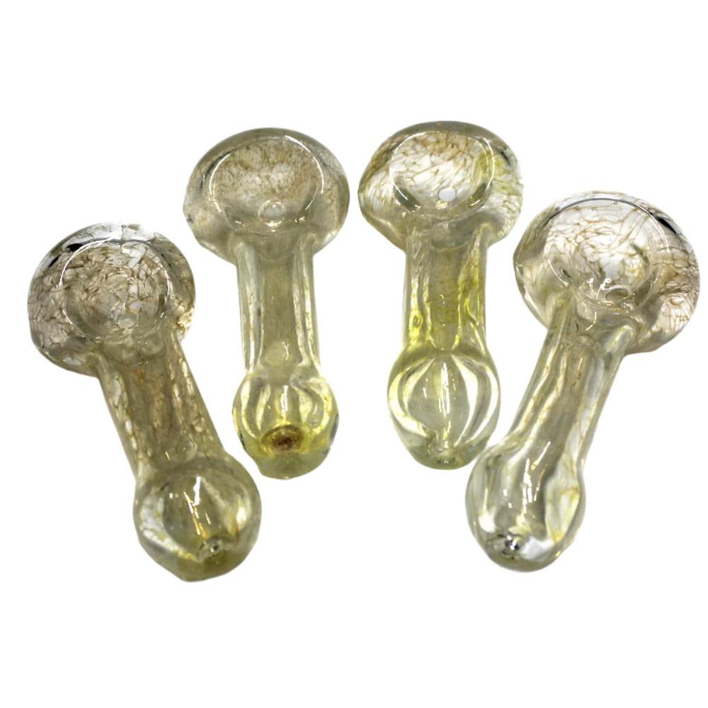 3.5-inch clear glass hand pipe