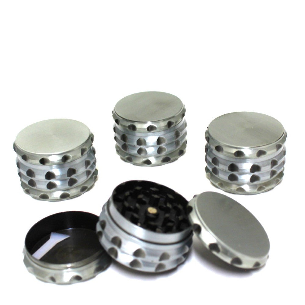 3 Part Silver Color Grinder 53mm
