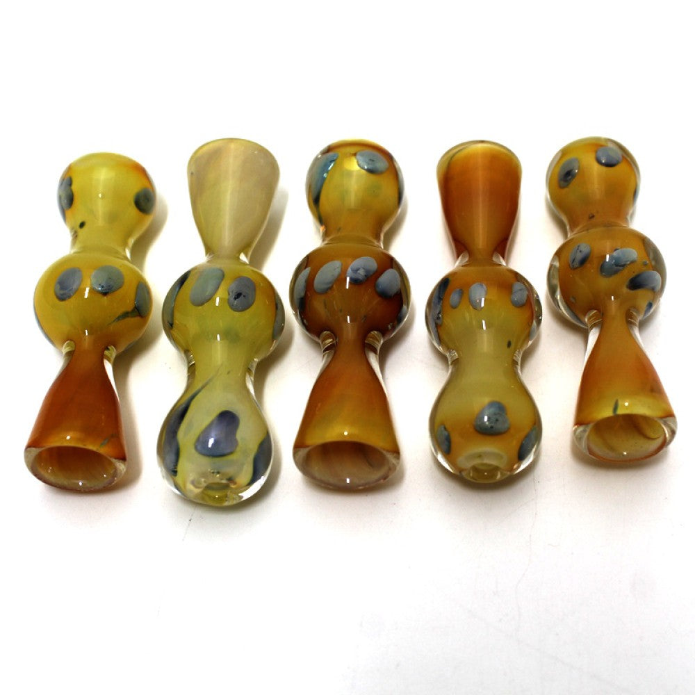 3'' Dotted Color Heavy Duty Chillum