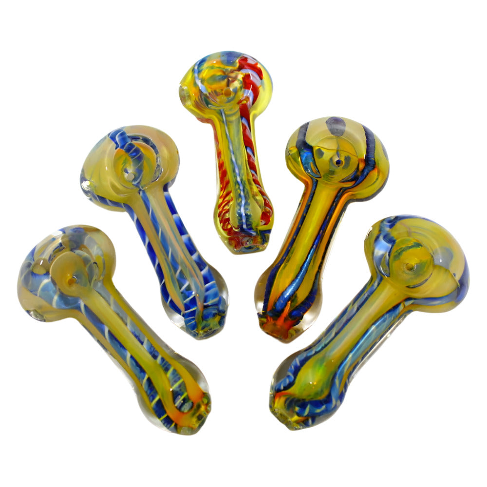 3-inch liner color glass hand pipe