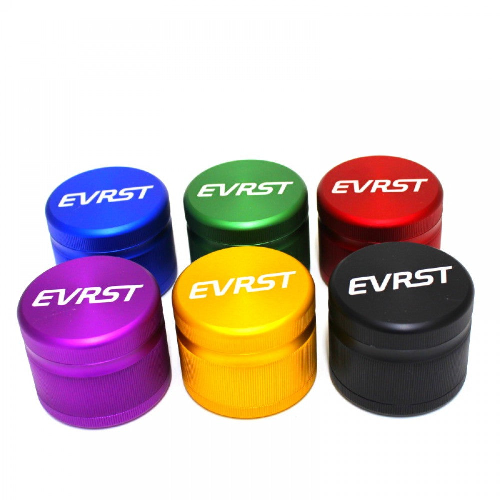 4 Part EVRST Solid Color Heavy Duty Grinder 63 MM Size