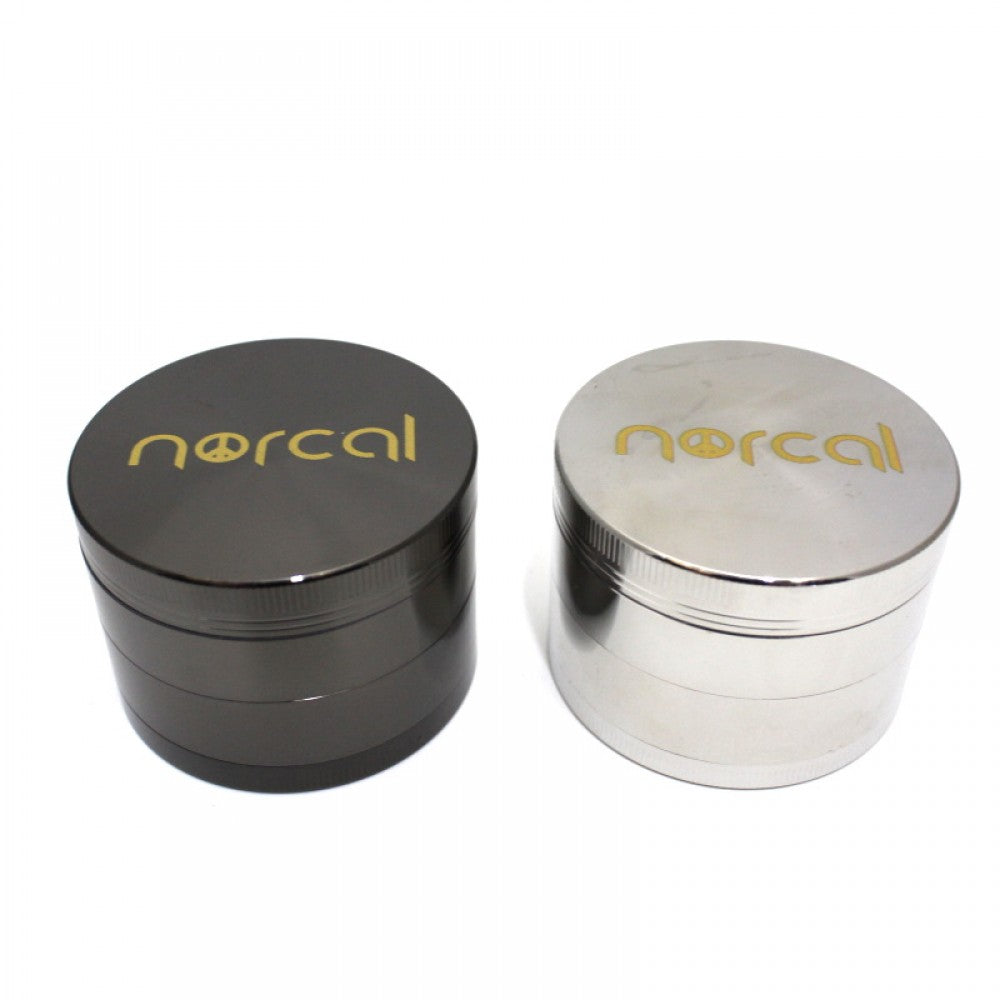 4 Part Norcal Solid Color Heavy Zinc Heavy Duty Grinder 63 MM