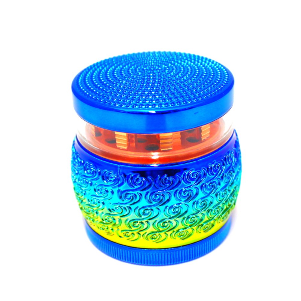 4 Part Unique Jar Shape Design Grinder 63mm