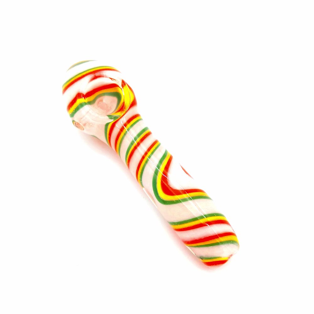 5'' Multi Art  Color  Heavy Duty Glass Hand Pipe
