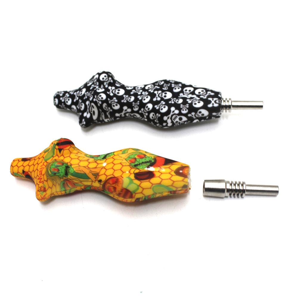 5" Silicon Art Color Lady Straw Kit