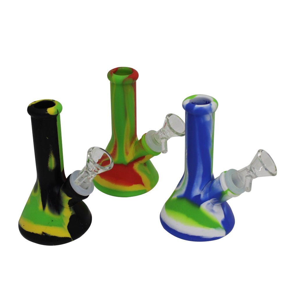 5'' Silicone Multicolor Water Pipe