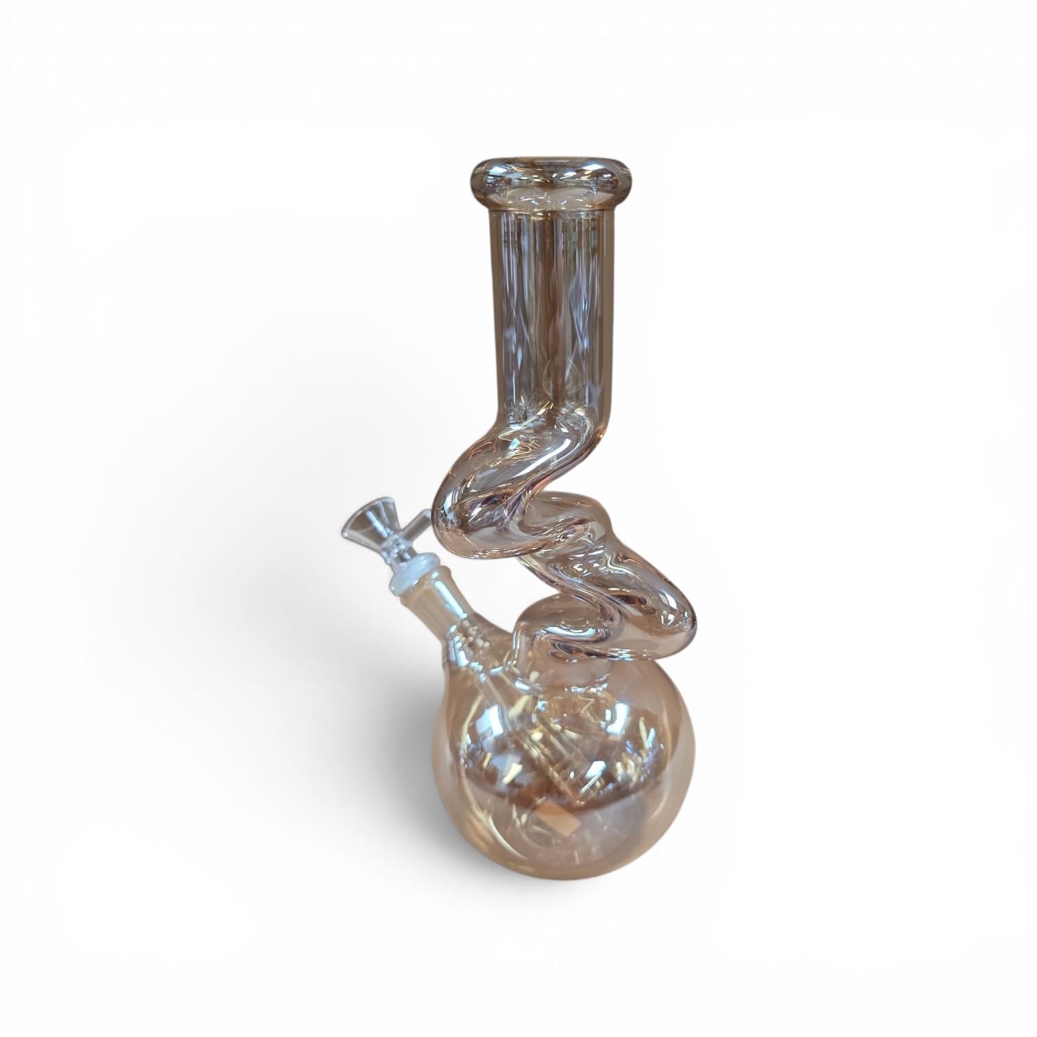 Round Base Zig Zag Design Water Pipe