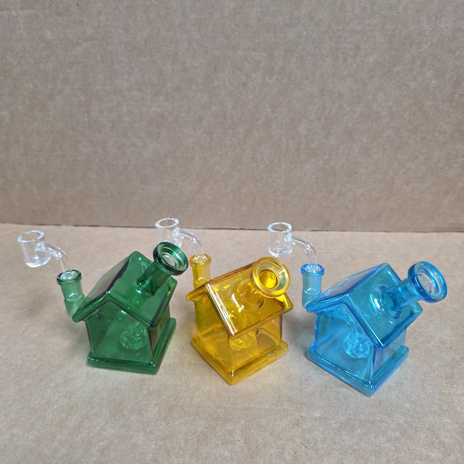 4'' Design Small Dab Rig Water Pipe With 14 MM Male Banger