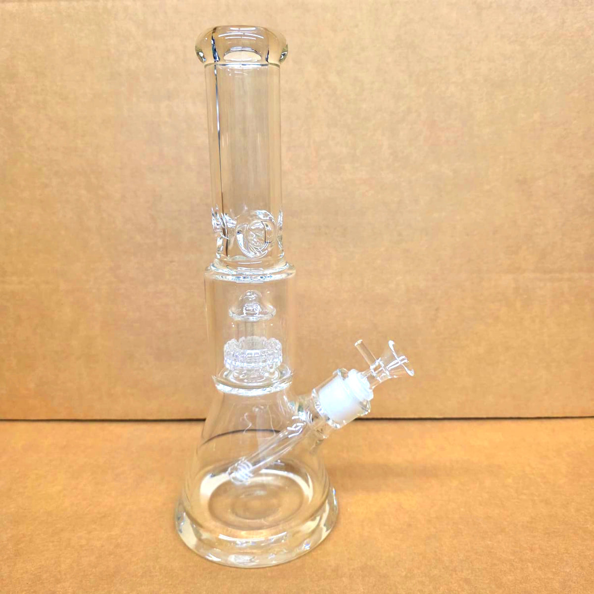 14'' Heavy Beaker W/ Shower Head Percolator Water Pipe G-G