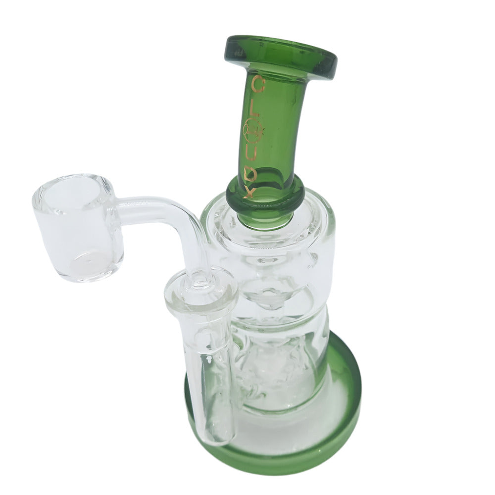 7-inch Cali Cloudx fancy dab rig water pipe with sleek design