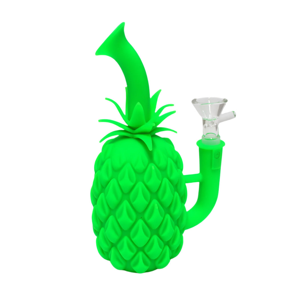 7" Silicon Pineapple Design Water Pipe