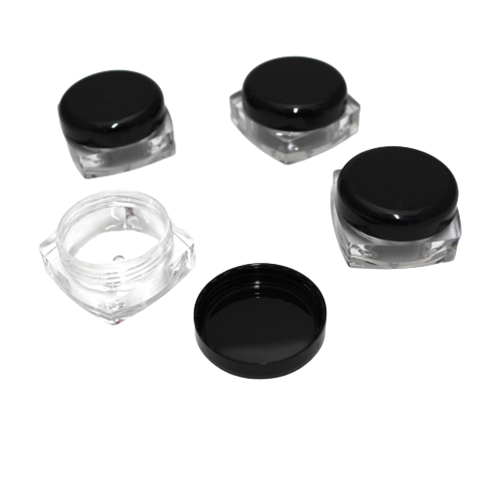7 ML small plastic container with lid, lightweight and durable mini storage box for secure organization of tiny items and travel use.