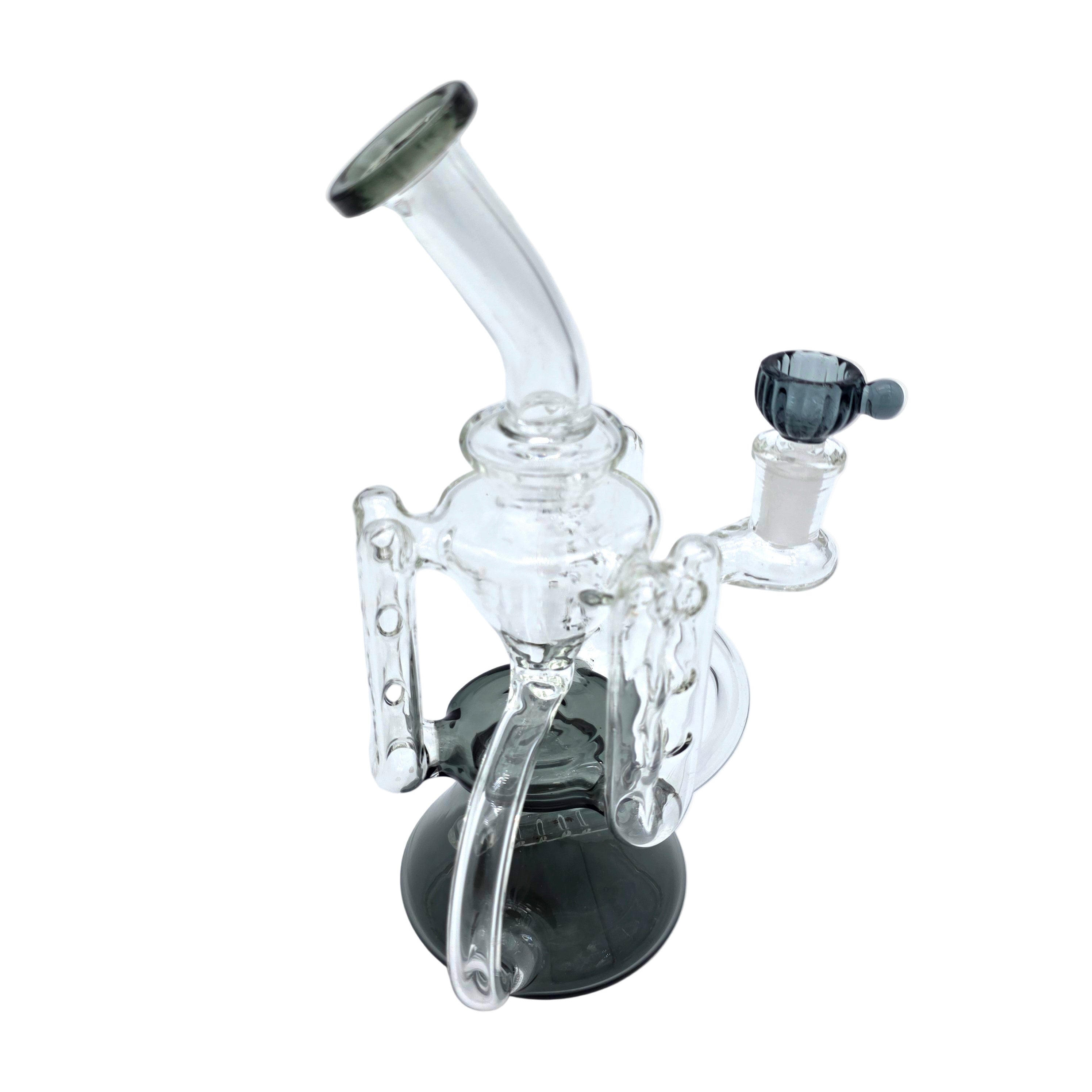 8.5 inch recycle design glass water pipe G-G