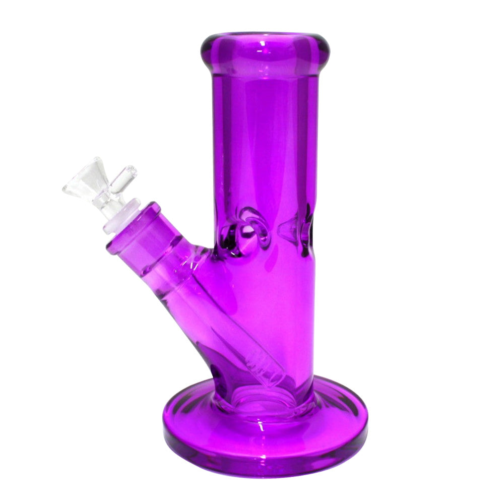 8" 9MM Solid Color Straight Shooter Water Pipe G-G