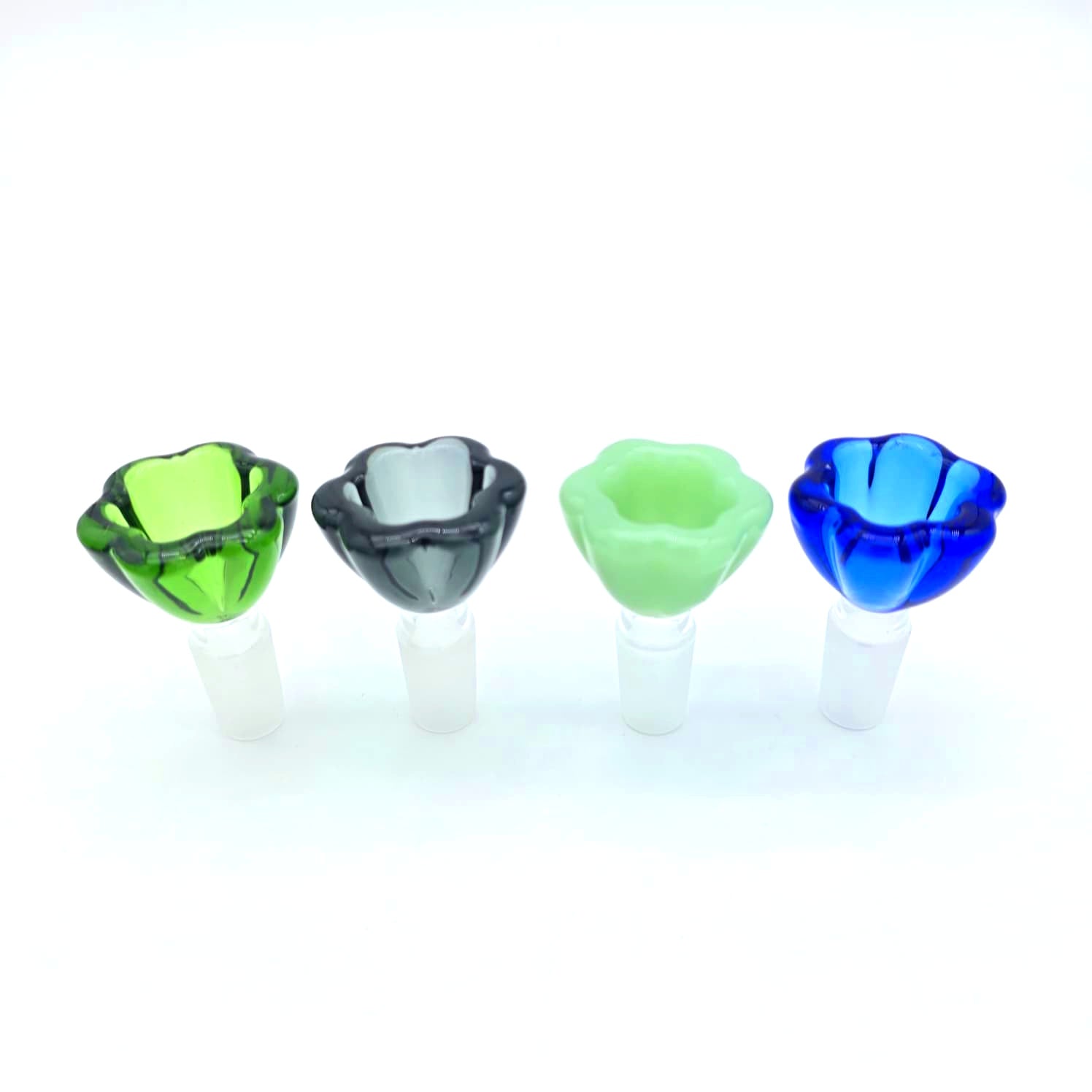 Flower Design 14MM Male Bowl 12 Per Pack