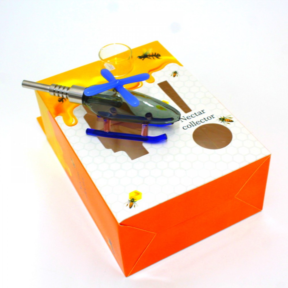 Bee Helicopter Design Straw Kit with Screw Titanium Nail