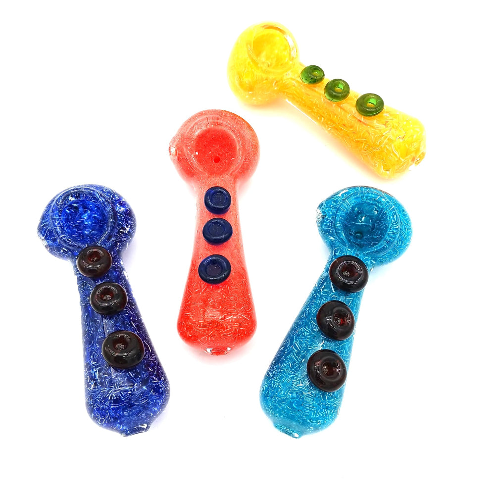 bottom design thick heavy duty glass hand pipe