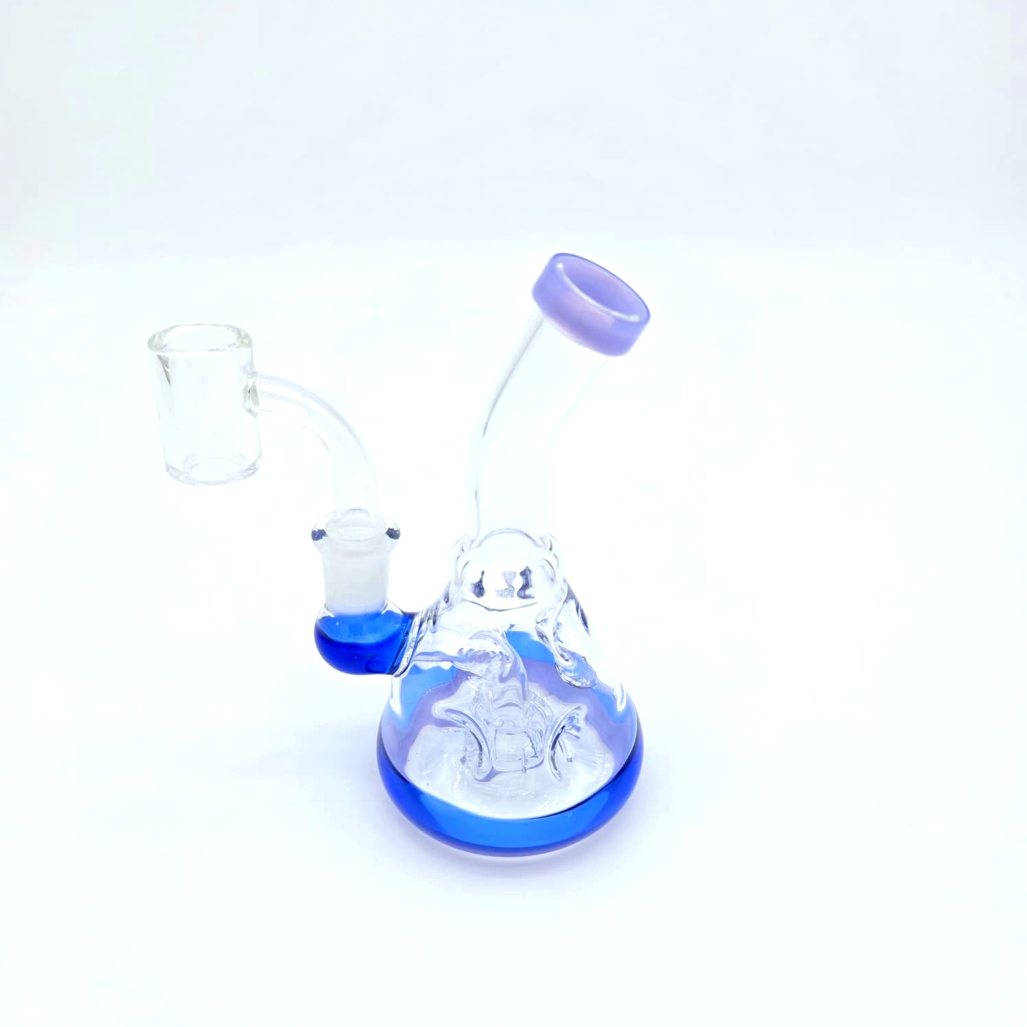 Beaker Base Color tube Rig Water Pipe With 14 MM Male Banger