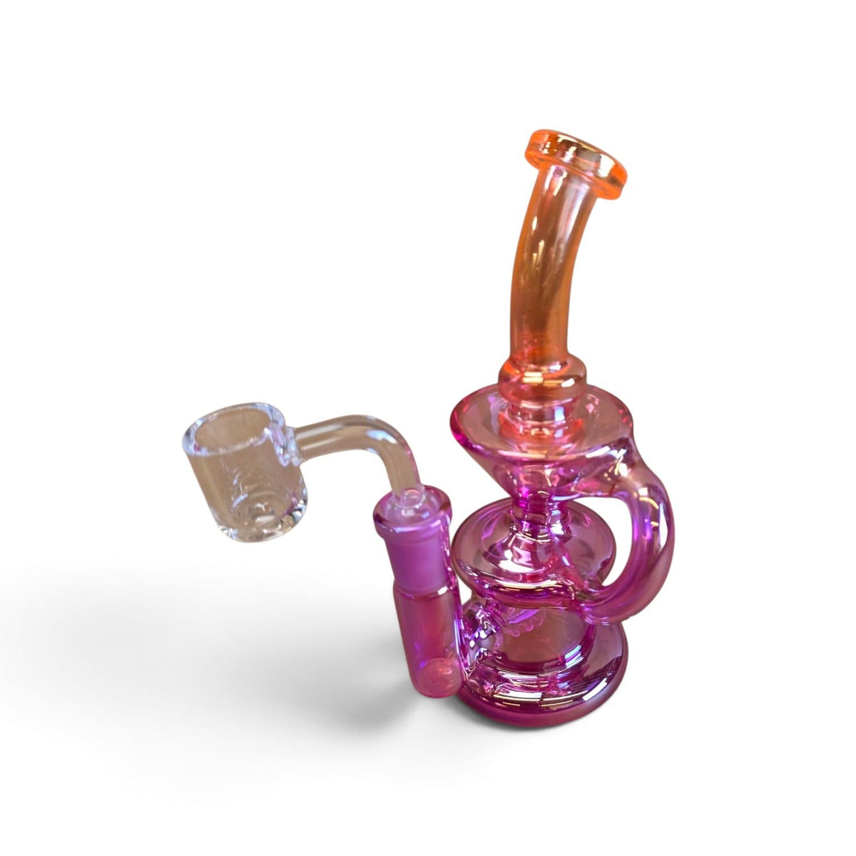 6'' Colorful Dab Rig Water Pipe With 14 MM Male Banger