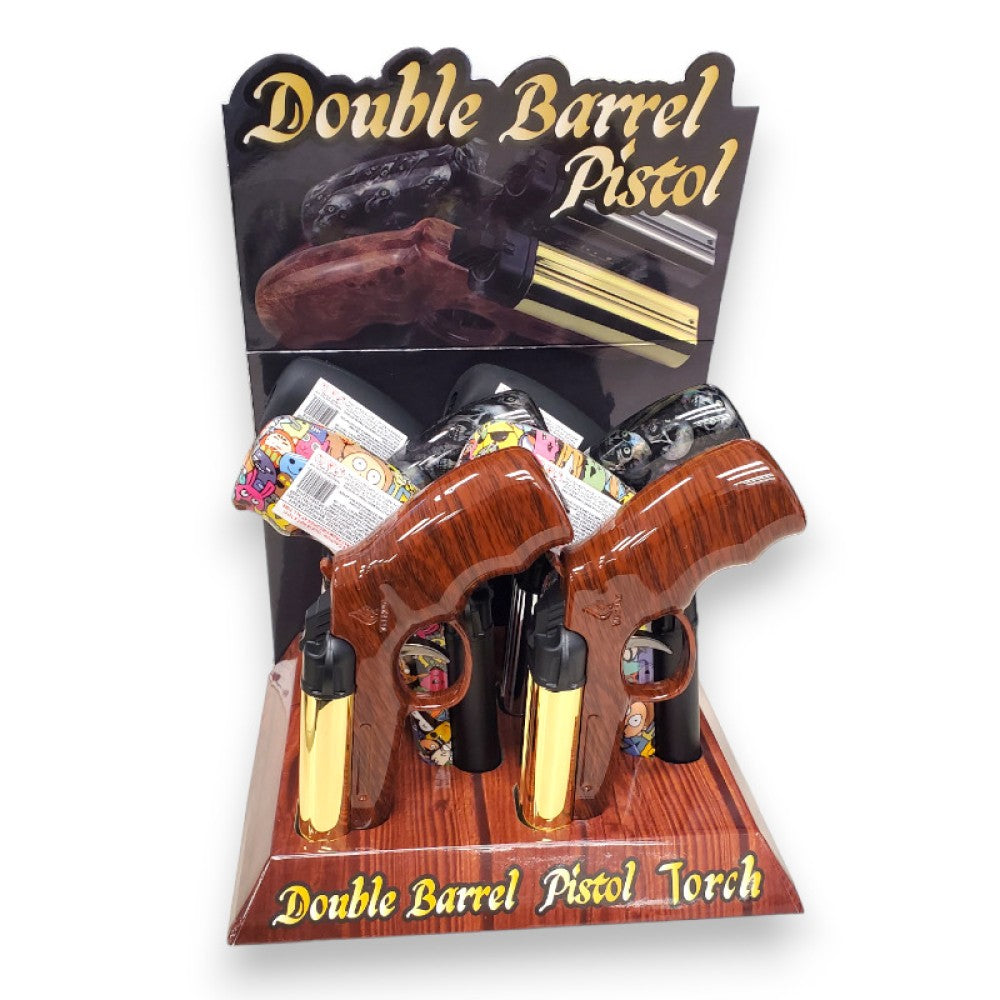 DOUBLE BARREL TORCH BY TECHNO TORCH /8CT PER DISPLAY