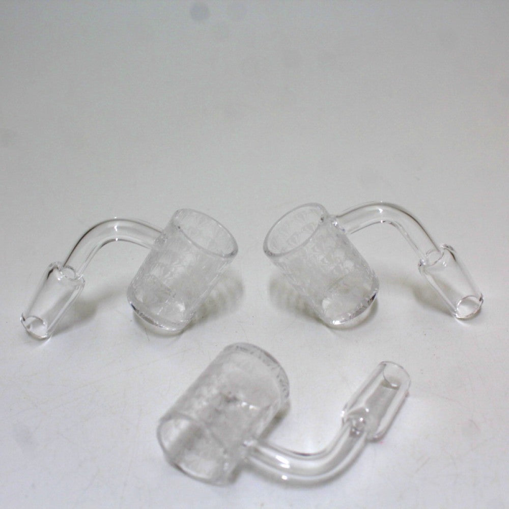14mm male quartz banger with diamond art design for stylish appearance and excellent heat retention