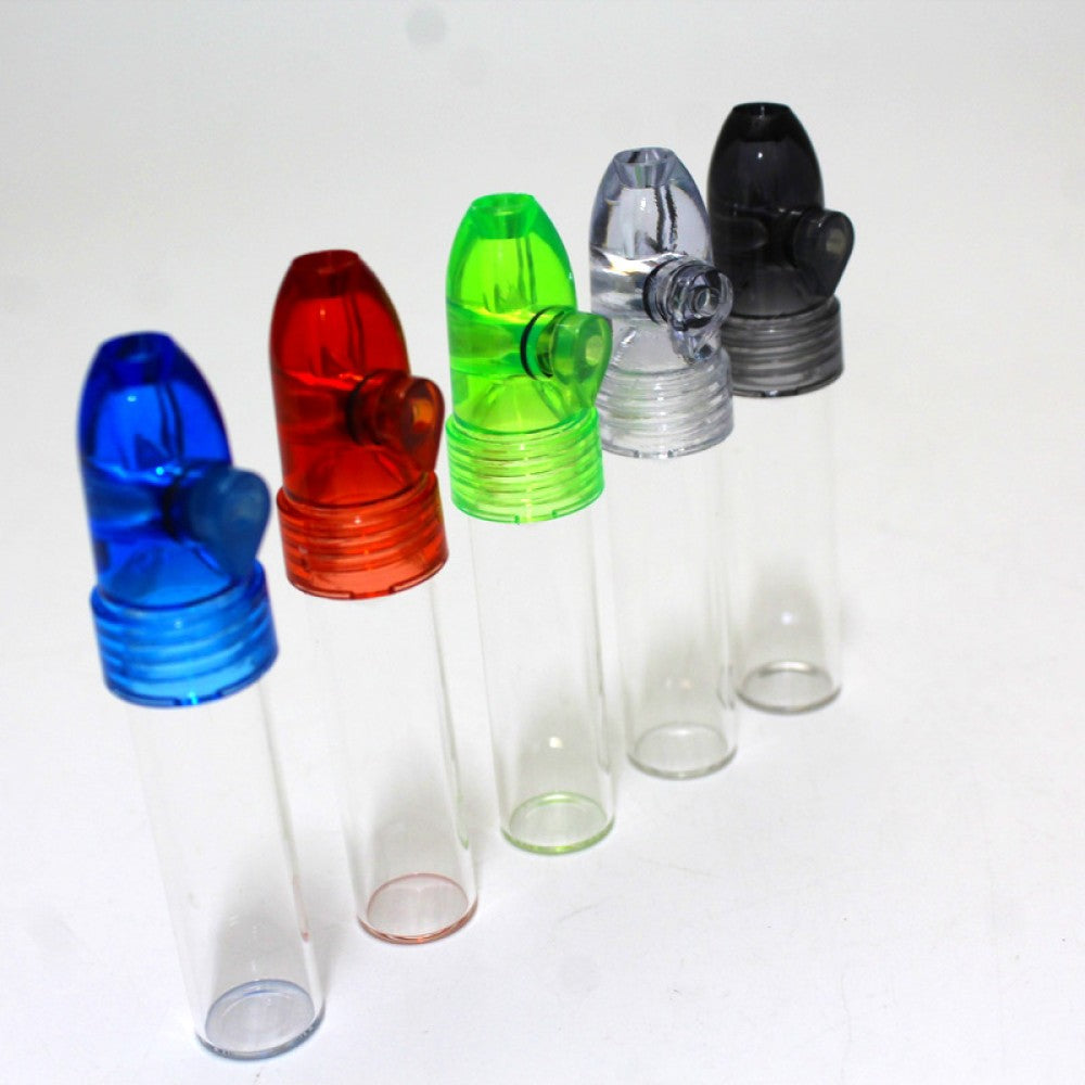 Durable and lightweight Plastic Snuff Bullet with large capacity.