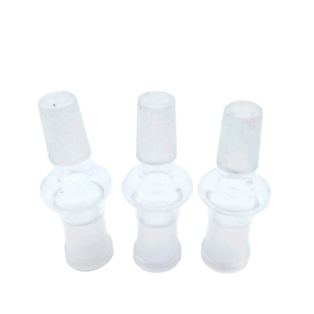 Glass connectors 14 mm male to 14 mm female smoking