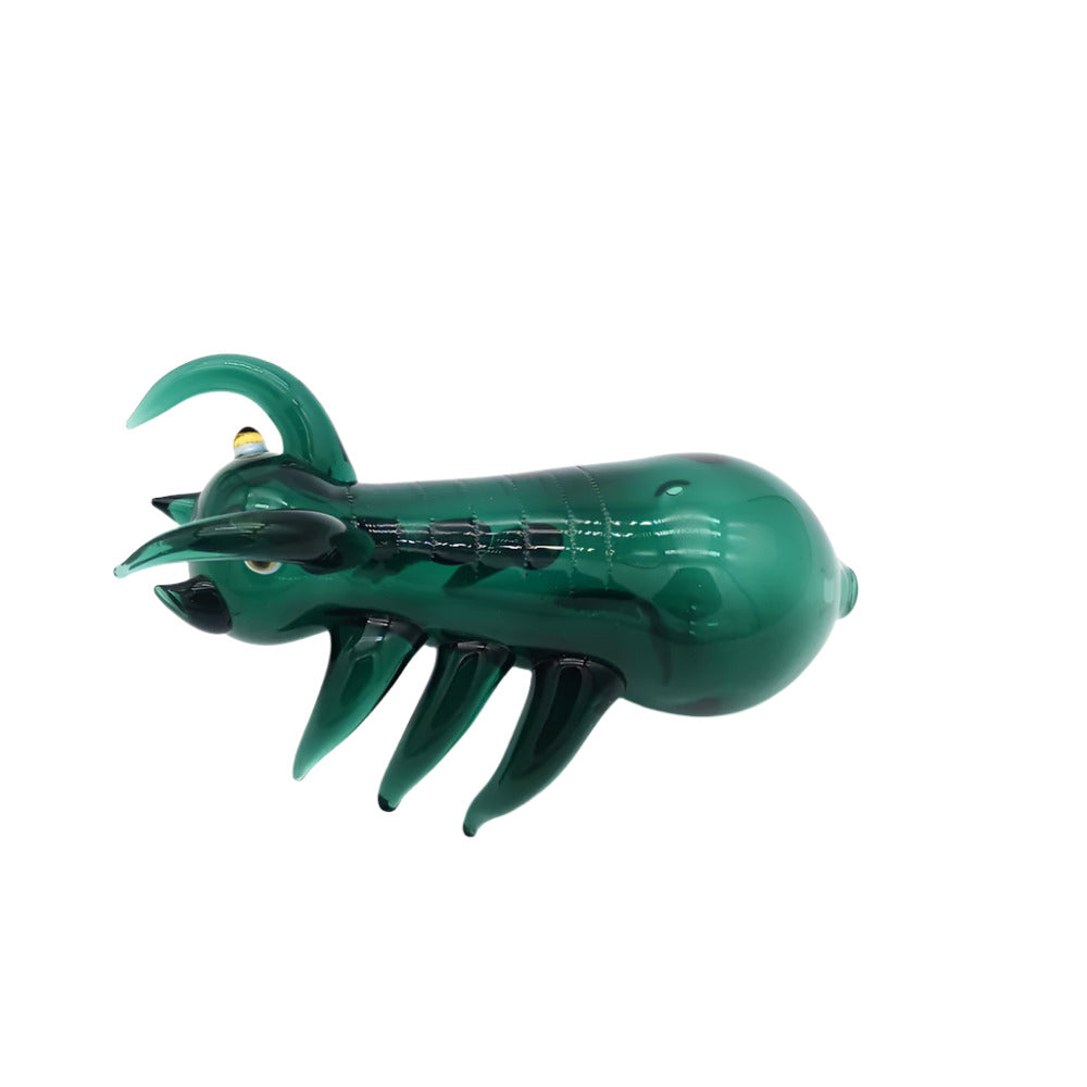 Green Color Spiked Thorne Design Animal Pipe