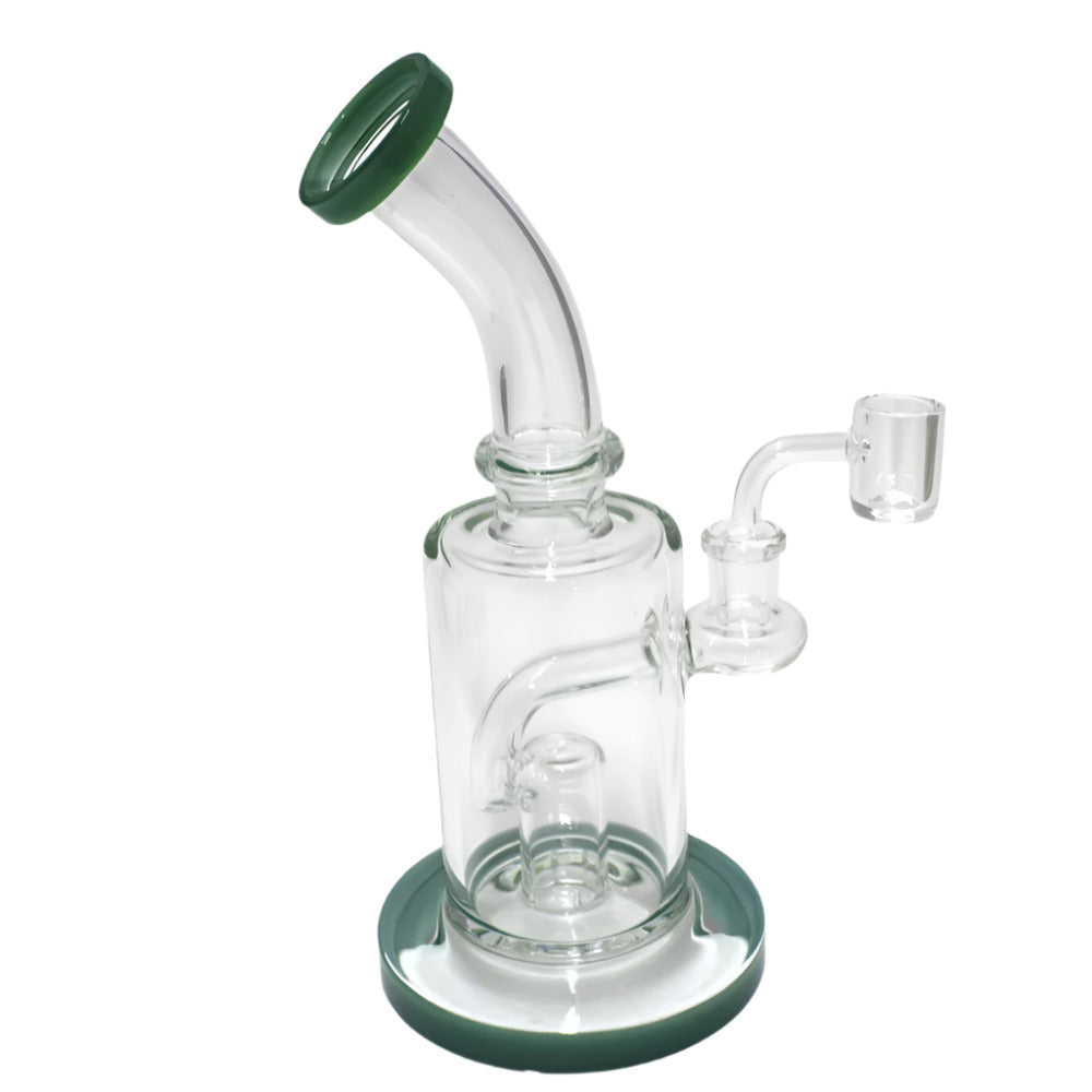 10'' Assorted Design Percolator Water Pipe With 14 MM Male Banger