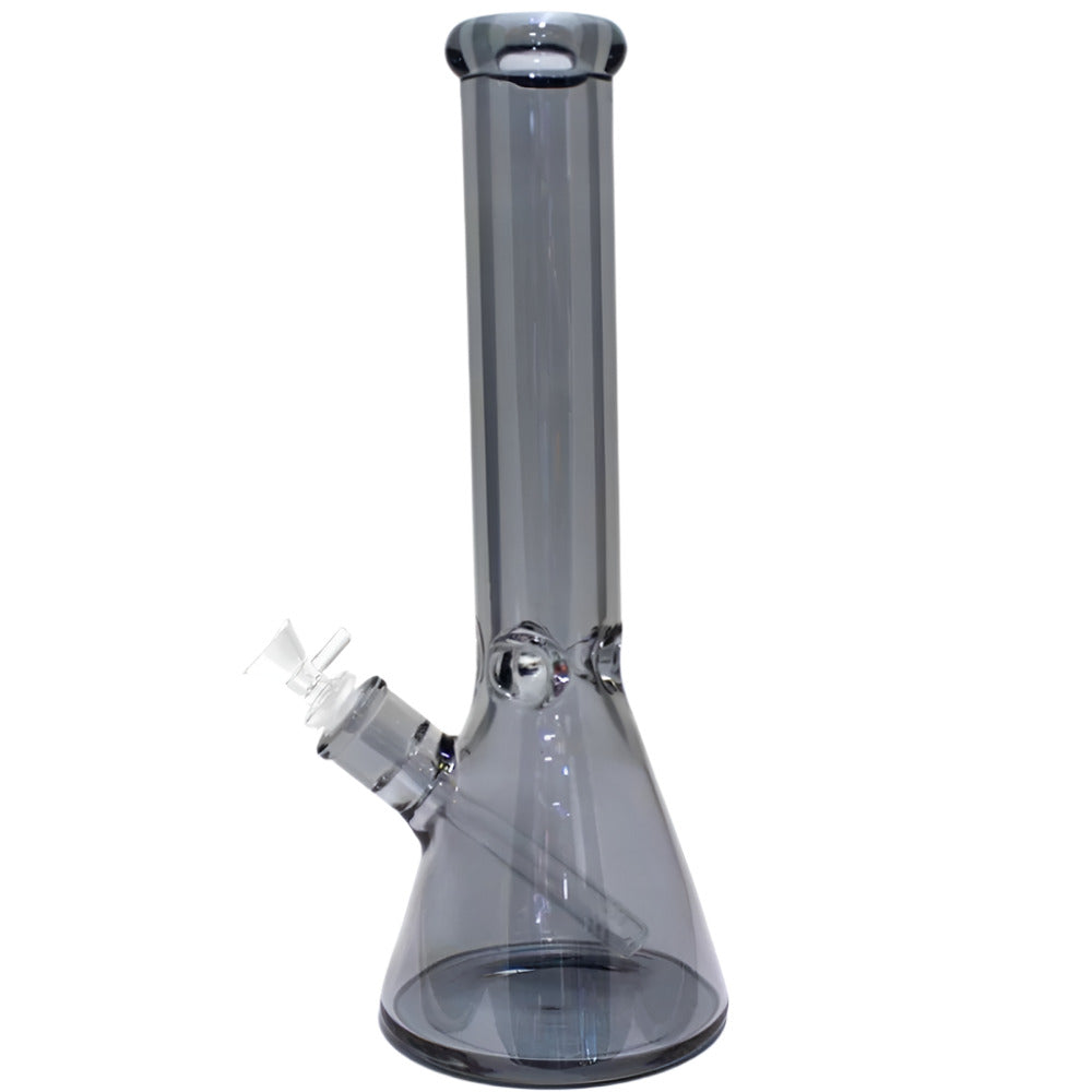 14'' Colorful Beaker Base Heavy Duty Water Pipe With 14 MM Male Bowl Glass On Glass