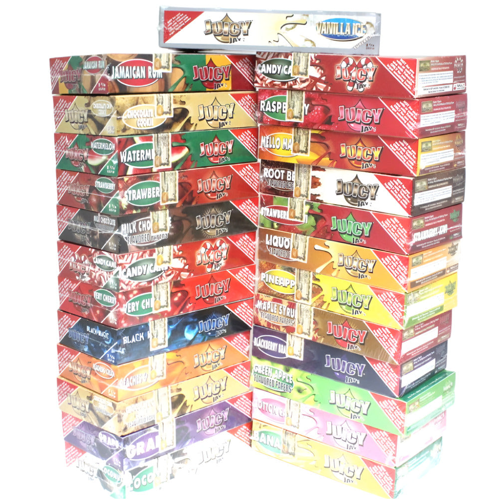 Juicy Jay's 1 1/4 Size Flavored Rolling Papers – 24 Pack