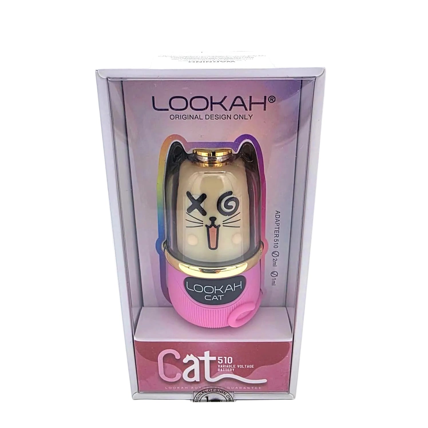 LOOKAH Cat 750mAh discreet 510 vape battery