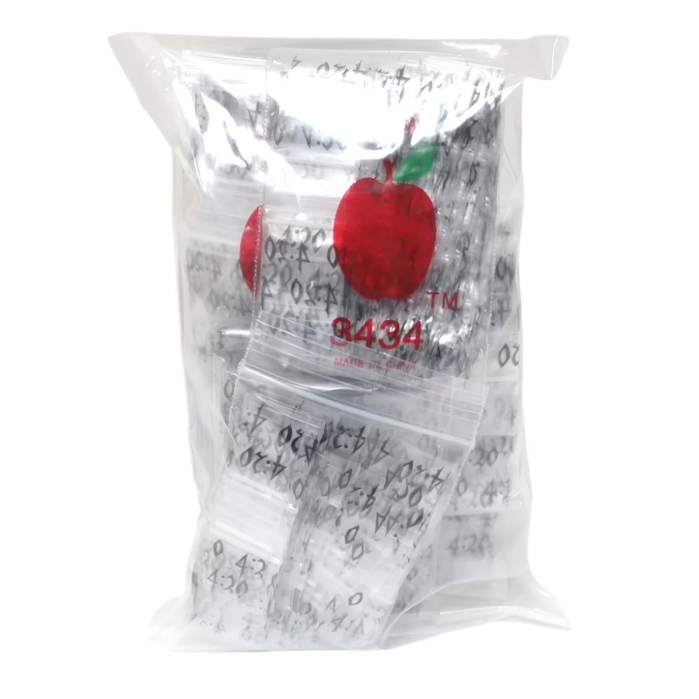 Mini Ziplock Baggies 10 PK x 100 Pcs = 1000 Pcs Per Pack