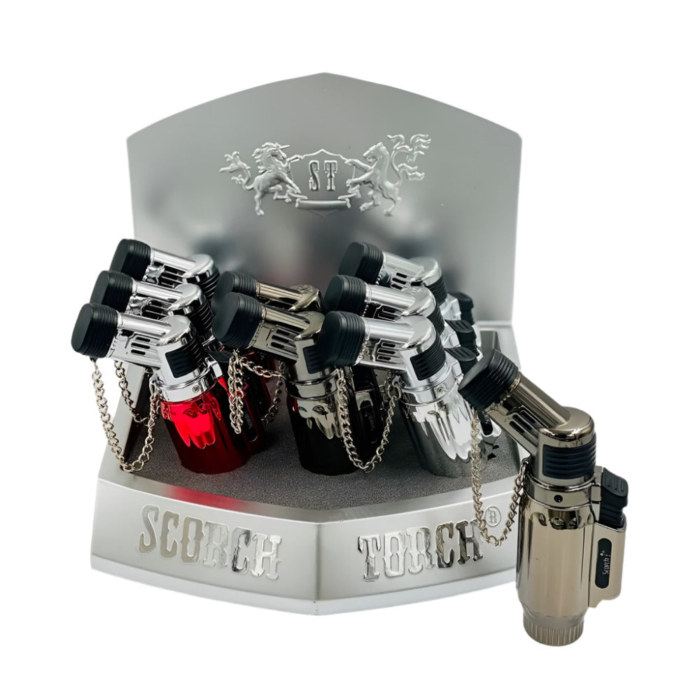 45-degree flame Scorch torch lighters, model #61522, set of 9