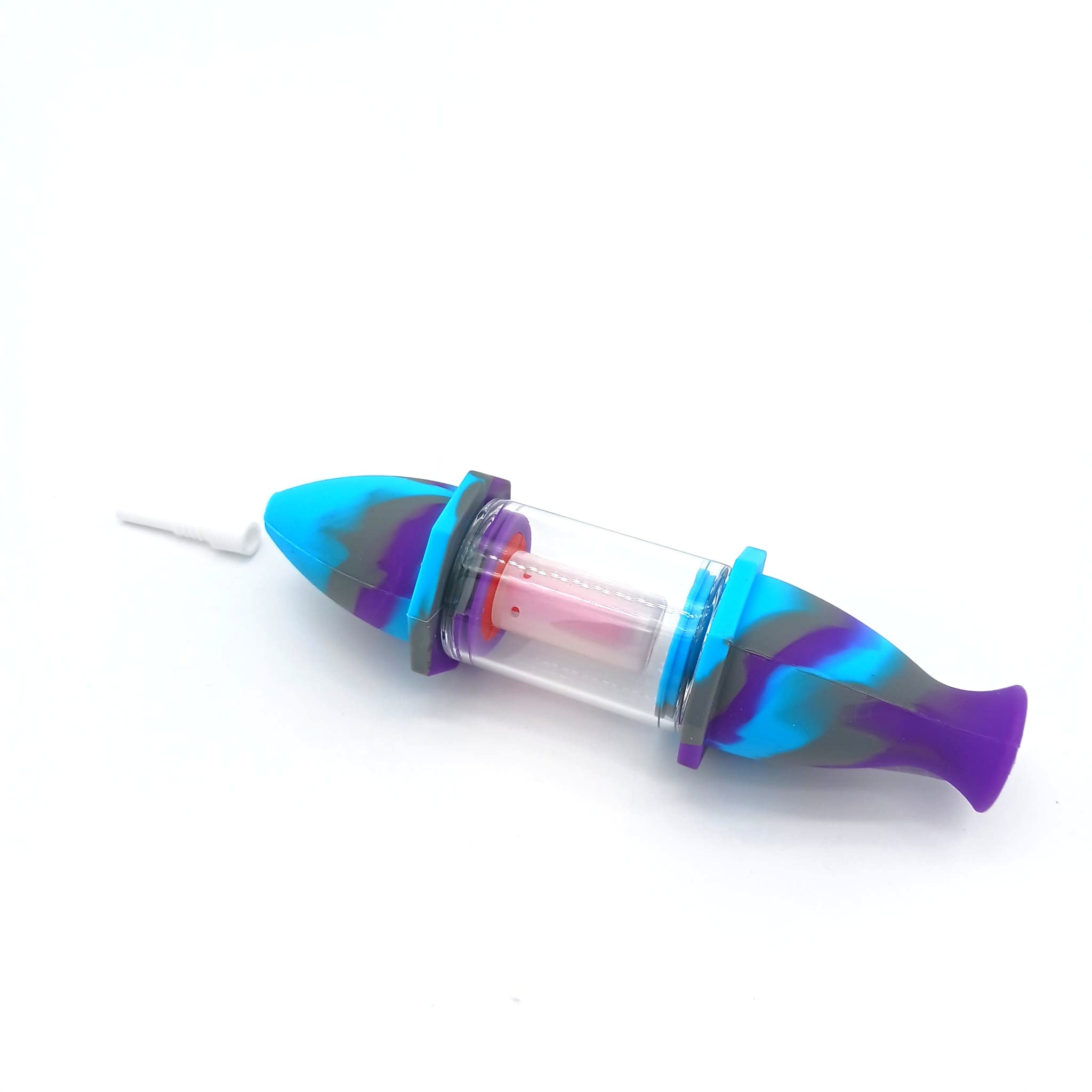 7'' Silicone&  Glass NC  Kit  W/ Ceramic Nails 10 MM Size