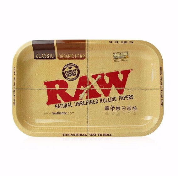 RAW ROLLING TRAY - SMALL (11″ x 7″ x 1″)