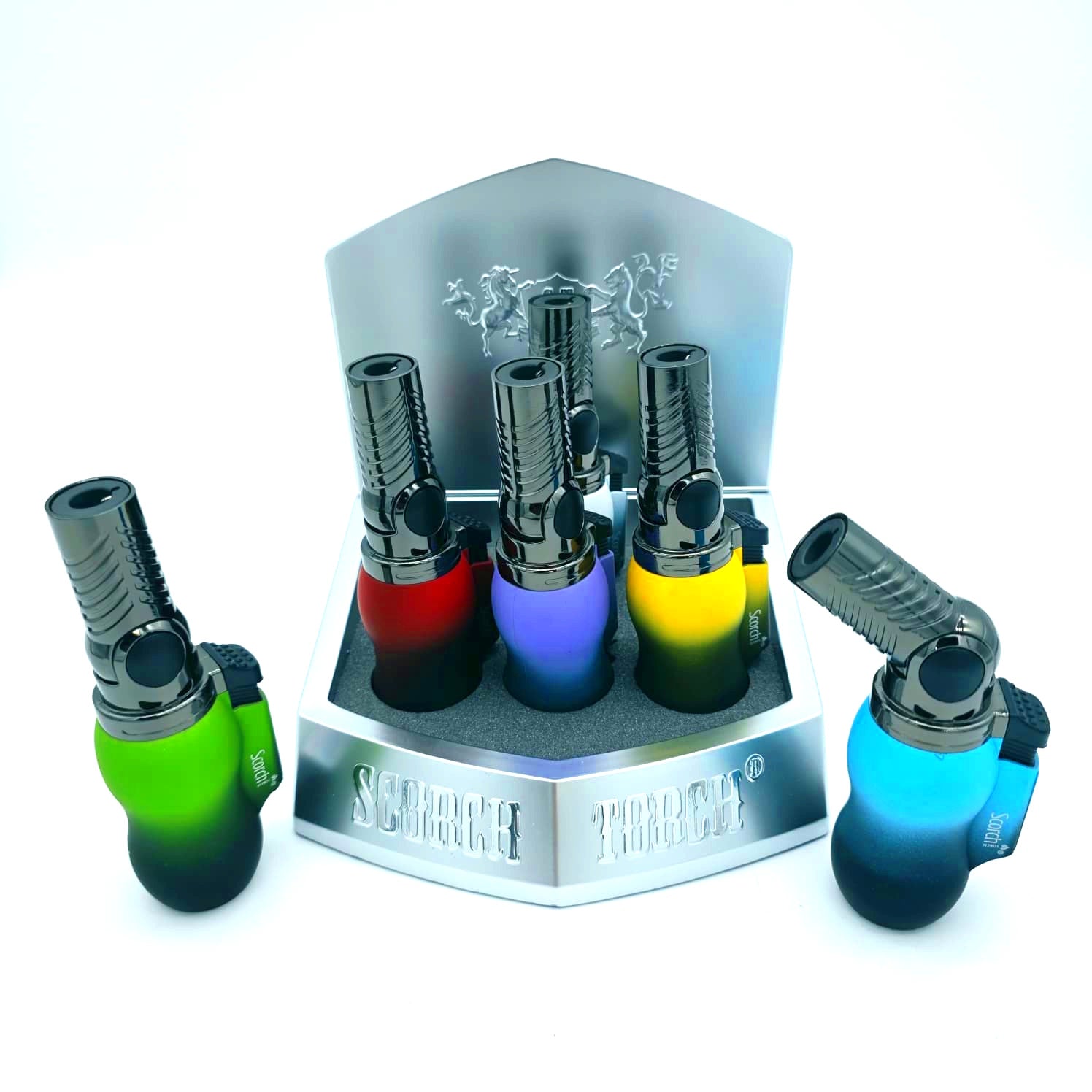 Scorch Twist Torch 61802 Single Flame Torch Lighter 6 PK