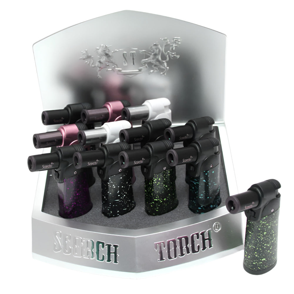 Scorch Torch 61750 micro table torch with hold button, 12-piece display