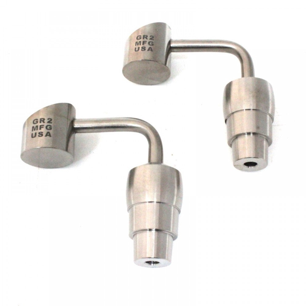 Titanium 6-in-1 Nail with Banger – Fits 14mm & 18mm Male Joints