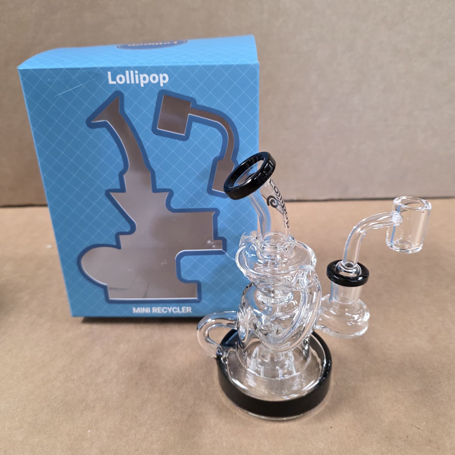 Lollipop Mini Recycler Rig with Banger