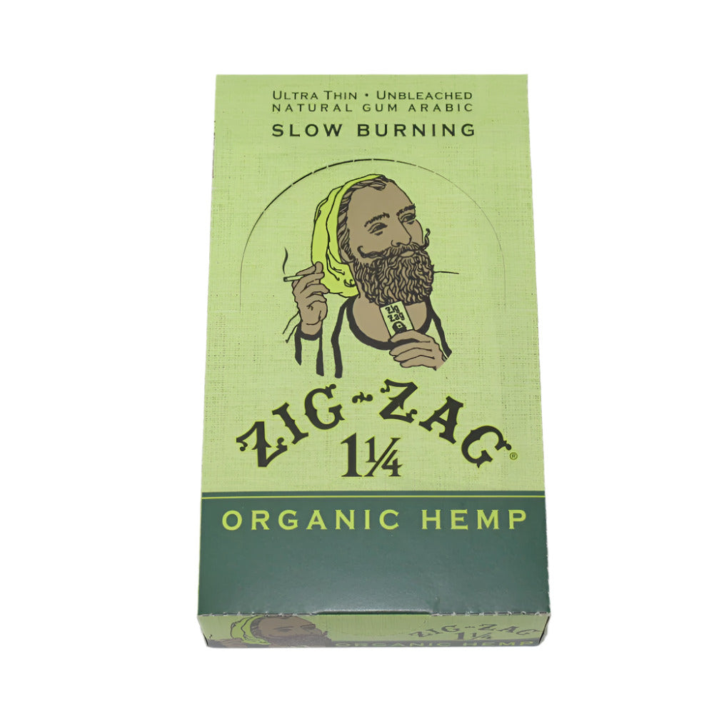 Zig Zag 1 1/4 size organic rolling papers