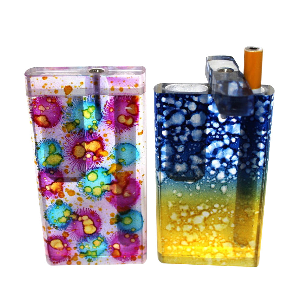 Acrylic Fancy Design Dugout With Metal Bat featuring durable acrylic case, decorative design, and compact portable storage system