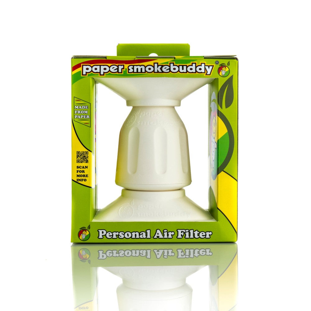 All paper original Smokebuddy eco-friendly smoke filter, lightweight disposable design for reducing smoke and odor in a compact portable format.