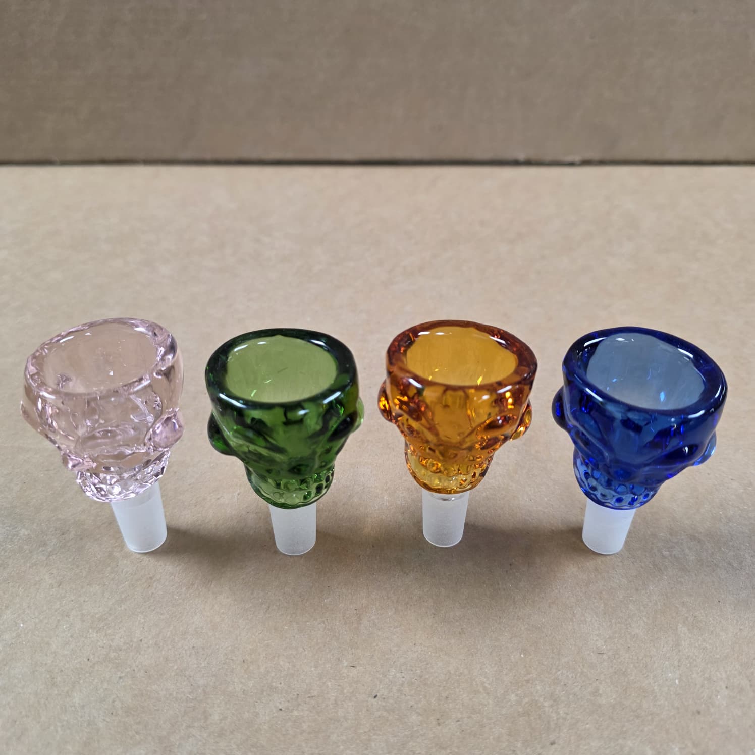 Skull Shape Glass Bowl 14 MM Male G-G